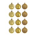 thumbnail image 2 of Adornos Navidad KingsHouse Decoracion Esferas Navideñas 24pz 4cm dorado, 2 of 6
