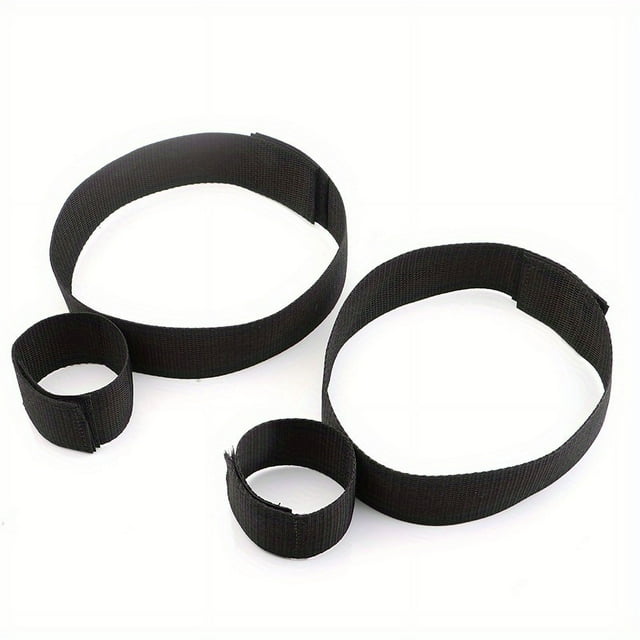 BDSM Handcuffs Set - Adult Bondage Gear for Couples - Wrist and Ankle Cuffs with Rope Straps - Sex Toys for Women and Couples - Enhance Your Sexual Experience