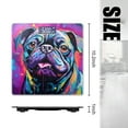 thumbnail image 2 of High Precision Body Weight Scale Smart Bathroom Scales with Large LCD Display(400lbs),Decorative for Bedroom-Vibrant And Colorful Painting Of Adorable Pug, 2 of 4