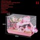 thumbnail image 2 of Hamster Cage Small Animal Hedgehogs Rabbit Guinea Pig Large Villa Swing Stairs Package Supplies Toy Set zhangmengya LED, 2 of 2