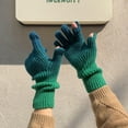 thumbnail image 4 of ZPAQI 1 Pair 2 Finger Touch Screens Gloves Winter Gloves Warm Gloves Knitted Gloves, 4 of 17
