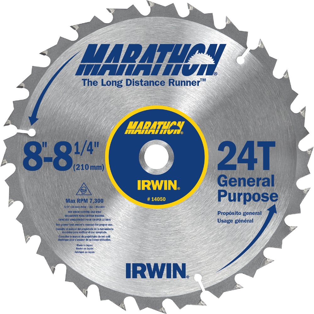 IrwinIrwin Marathon 81/4 In. 24Tooth General Purpose Circular Saw