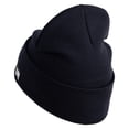 thumbnail image 2 of U.S. Army 48th Infantry Brigade Combat Team Logo Embroidered 12 Inch Solid Knit Cuff Long Beanie Made in USA - Navy OSFM, 2 of 5
