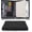 Brown, variant on Wonderpool Travel Zippered Portfolio 3 Ring Binder A4 Padfolio Document Case with Removable Clipboard Legal Pad Holder, Business Office School Organizer for Men and Women (Gray)
