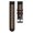 black&orange, variant on Replacement 22mm Dual Color Watch Band Silicone Watchband Sports Watch WristBand Smart Watch Strap BLUE&YELLOW