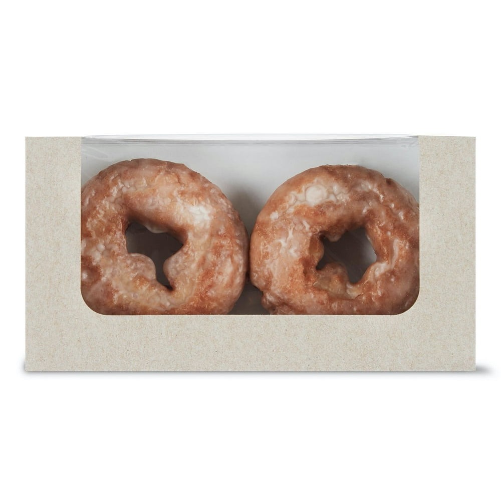 Freshness Guaranteed Glazed Sour Cream Cake Donuts, 2 Count Walmart