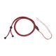 thumbnail image 1 of Cuerdas de Nylon Cordón Vacío Collar Soporte Cuerdas Esmeralda Ajustable Trenzado Bricolaje Artesanías Mano Hecho Oscuro Rojo Unique Bargains, 1 of 6