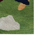 thumbnail image 5 of Rugsotic Carpets Hand Tufted Wool Eco-Friendly Area Rugs - 4'x6', Rectangle, Green, Modern Contemporary Design, High Pile Handmade Anti Skid Rugs for Living Room, Bed Room (K03007), 5 of 5