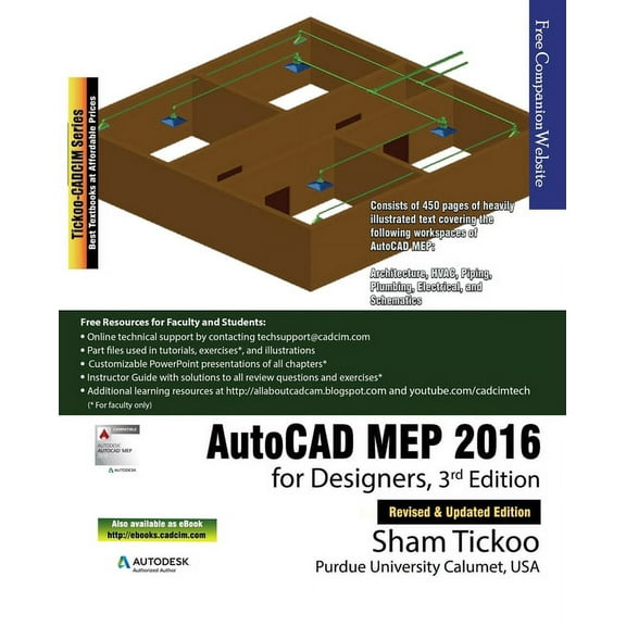 AutoCAD MEP 2016 for Designers, 3rd Edition (Paperback)