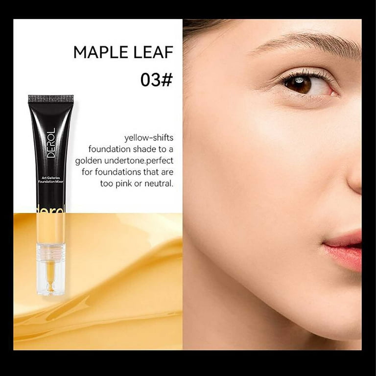 TUTUnaumb Color Toner Liquid Foundation Concealer GelBlemish Retouching Spots Acne Marks Concealer Long-lasting Foundaton Mixing Pigment,Smooth Light,Blends Easily Nude Makeup On Sale-Yellow - Walmart.com