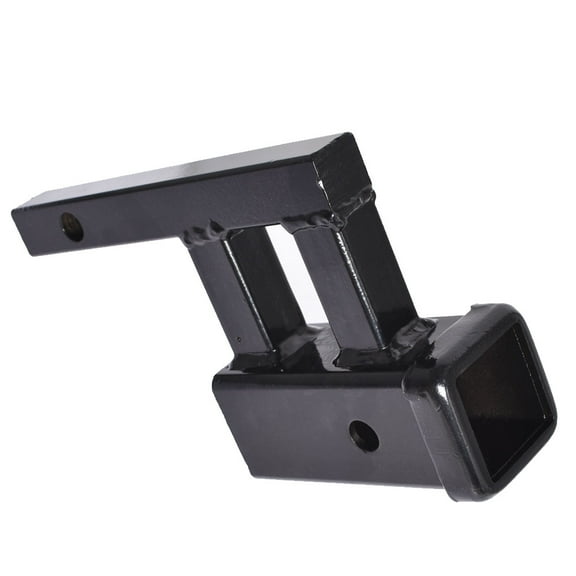 EPOTOOR 1-1/4" to 2" Trailer Hitch Receiver Rise-Drop Adapter Extension Tow