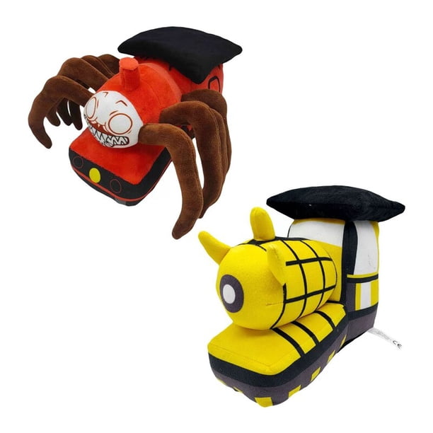 1pcs Horror Game Figures Choo Choo Charles Soft Spider Plush Toy Stuffed Toy Children Gift zhangmengya LED