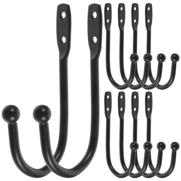Moluckfu 10Ud Gancho De Pared De Metal Con Punta Única Para Colgar Confiable Y Resistente