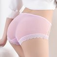 thumbnail image 5 of Aayomet Culotte Femme String Ouvert g Pants Lingerie Pyjama (Rose, G), 5 of 5