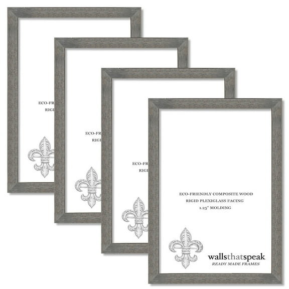7x19 American Barn Picture Frame for Puzzles Posters Photos or Artwork (4-Pack)
