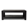 thumbnail image 4 of Maven Lane Paulo Wooden Coffee Table with Set of 2 Side Tables, Weathered Black, 4 of 12