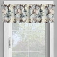thumbnail image 4 of Ambesonne Nature Valance & Curtain, Birds Hibiscus Flowers, 55"x36", Teal Brown, 4 of 7