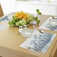 thumbnail image 4 of Ambesonne Teal White Place Mats Set of 4, X-Ray Floral Nature, Standard Size, Teal White, 4 of 6
