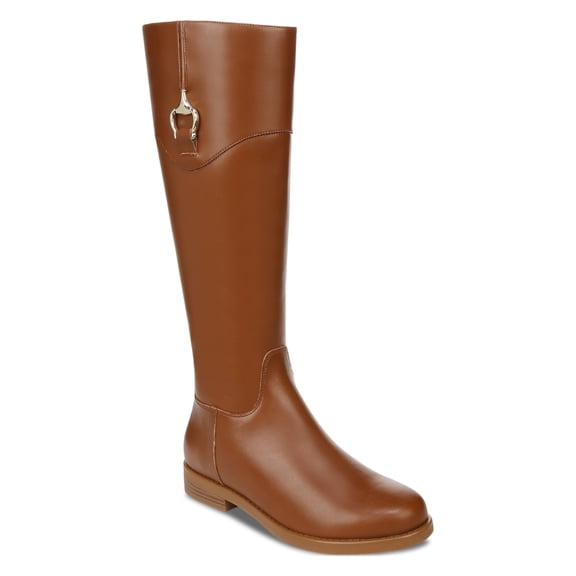 Giani Bernini Women's Sandraa Memory Foam Knee-High Riding Boots – Cinnamon, Size 5.5 M