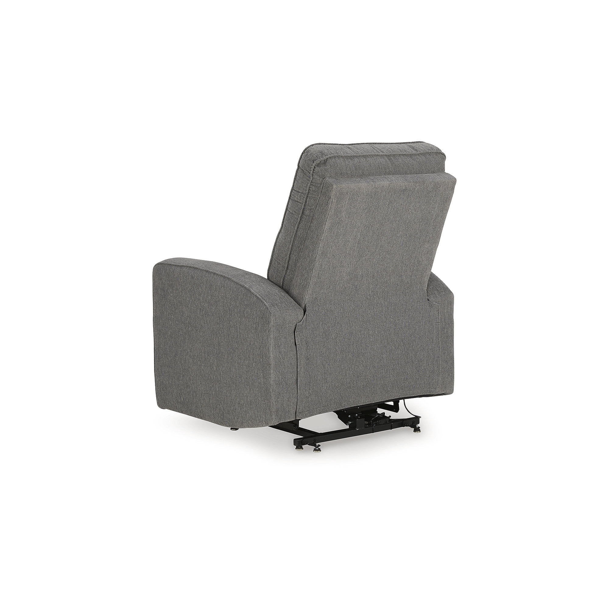 Signature Design by Ashley Starganza Power Lift Recliner Chair with Heat & Massage - Next-Gen Nuvella™ Fabric, Gray