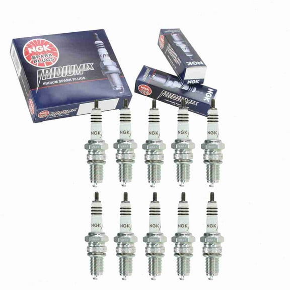 10 pc NGK 5686 Iridium IX Spark Plugs for 4089 5371 90793-20010 90793-20021 D7RP IX22 X22ES-ZU XS4164 XS4164DP Ignition Wire Secondary Fits select: 1988-1991 BMW M3, 1988 BMW M5