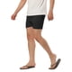 thumbnail image 4 of Shorts de Baño de Nylon para Hombre INSPIRE CHIC, Shorts de Playa Livianos con Forro de Malla y Cordón 36 Negro, 4 of 7