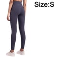 thumbnail image 2 of Dinheiro Leggings de invierno de mujer con forro polar Gris Morado, 2 of 5