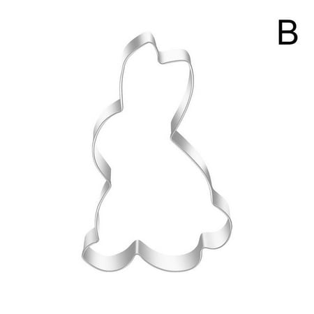 

Steel Cookie Mold Set Easter Kitchen Tools 3D DIY Home Decor Modeling Y9I0