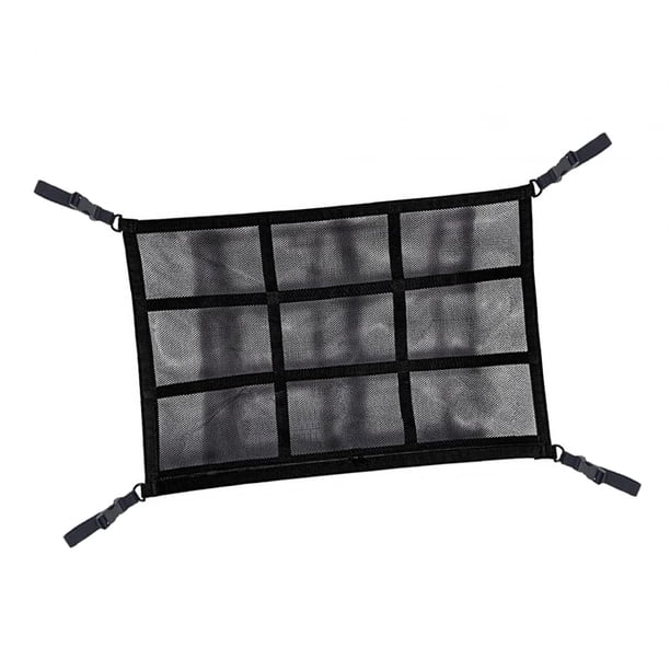 Red de carga para techo de coche, ajustable, multifuncional, resistente 78x53cm 9 Rejillas