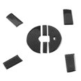 thumbnail image 3 of Uds embellecedor para volante decoración botón cubierta pegatina de fibra de carbono apto para Dodge Challenger 2008-2010, 3 of 8