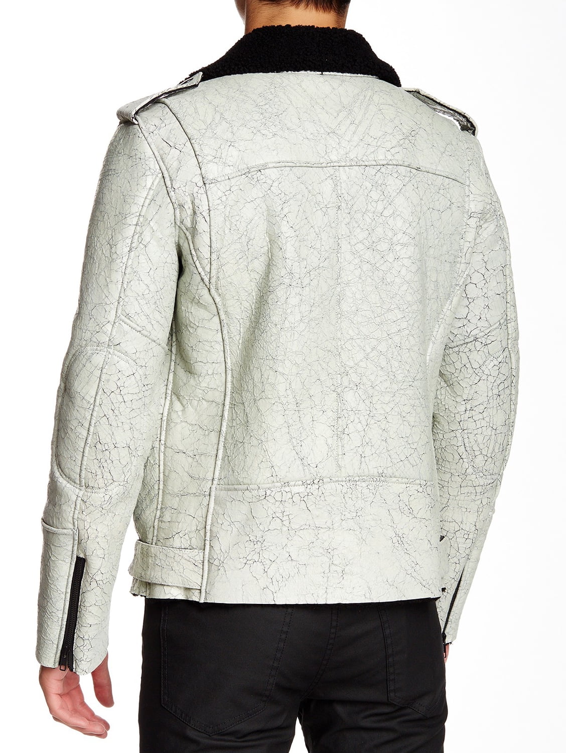 blk dnm shearling jacket