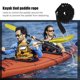 thumbnail image 5 of Elástico Kayak Paddle Leash Caña de pescar Cordón Cuerda de amarre con gancho de seguridad, 5 of 7
