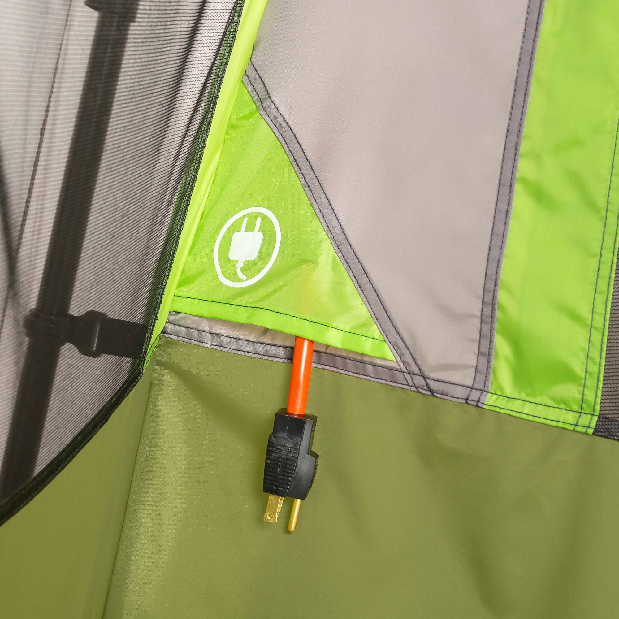 Carpa tipo cabaña instantánea Ozark Trail para 9 personas con habitación con mosquitero, 2 habitaciones, 14 pies x 13.5 pies, 40.8 lb 7