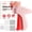 Pink+Red, variant on Stitch Gun for Clothes, Portable Handheld Tagging Gun for Clothing, Stitch Quick Clothing Fixer Includes 2500 Black Fasteners & 2500 White Fasteners with 6 Needles, Pink White