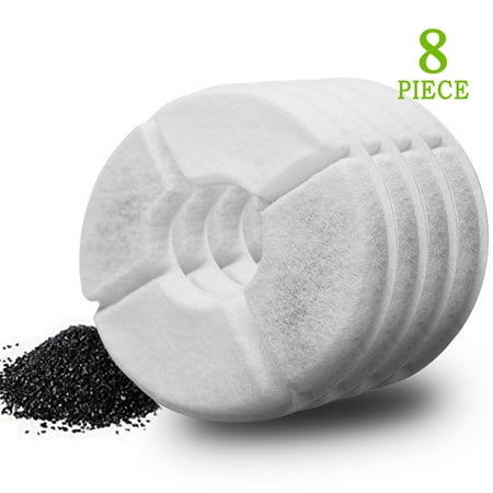 SAYFUT Three-layer Cat Water Fountain Filters Replacement Filters for Pet Flower Fountain Cat Water Fountain, 4/ 8/ 12/ 20pcs
