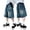 Z03-03Blue, variant on Boys Pants Denim Shorts for Everyday Wear – Classic Solid Color Casual Short for Kids Lightweight Comfort Flexible Fit Easy Care Spring Summer