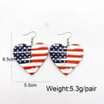 thumbnail image 4 of BNNG 4th of July Patriotic Earrings Independence Day Earrings American Flag Earrings for Women Fourth of July Patriotic Stud Earrings USA Independence Day Patriots 4th of july Jewelry Gifts, 4 of 4