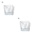 thumbnail image 1 of Transemion Water Bag Lightweight Storage Jug Good Sealing Waters Bottle Water Container 5L 2Set, 1 of 6