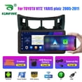 thumbnail image 2 of Radio de coche de 10,33 pulgadas para TOYOTA VITZ YARIS platz 2Din Android Core Estéreo de coche DVD Reproductor de navegación GPS Pantalla QLED Carplay, 2 of 5