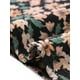 thumbnail image 5 of Blusas de mujer de tallas grandes Agnes Orinda, camisas de botones con flores, tops de cuello en V, blusa casual de manga con volantes 3X negra, 5 of 6
