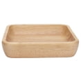 thumbnail image 4 of Tazón de comida, ensaladera de madera, tazón de cocina cuadrado, tazón de madera, uso conveniente, 4 of 8