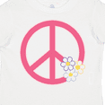 thumbnail image 4 of Inktastic Peace Sign Cute Daisy Flowers Girls Toddler T-Shirt, 4 of 5