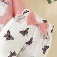 thumbnail image 5 of Newborn Baby Girl Clothes Infant Baby Ruffle Romper Pants with Headband Winter Outfits 3PCS Set Toddler Girls' Clothing 0-18 Months Kaprioy Baby Girl Clothes, 5 of 6