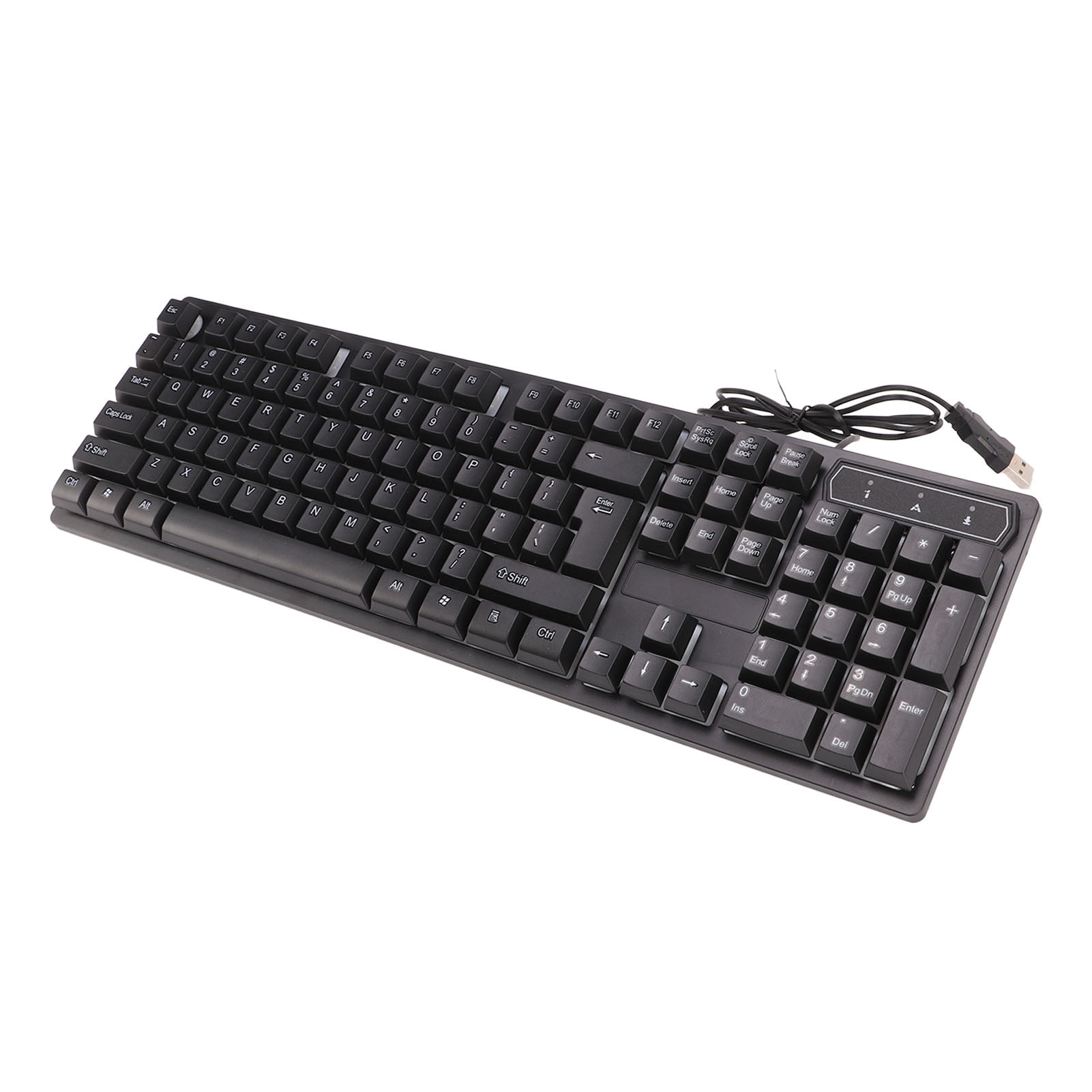 Mechanical Keyboard, Gaming Keyboard 104keys Sturdy Scratch Resistance  for Desktop PC