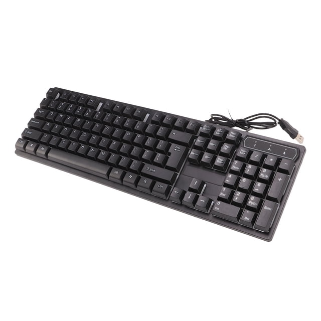 Clavier mécanique, clavier de jeu 104keys Résistance aux rayures robustes pour le bureau PC