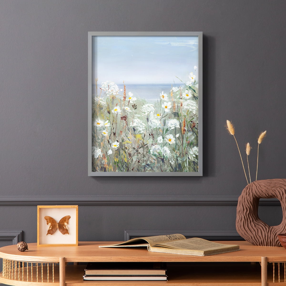 Wild Sea Breeze II Framed Print - Solid Wood in Single Picture Frame Solid Wood 2 Framed Print