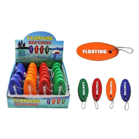 Diamond Visions 01-1732 Floating Keychain Multipack in Assorted Colors 4 Keychains