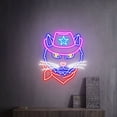 thumbnail image 3 of Cowboy Cat Neon Sign Neon Bar Decor Sign  Home Room Wall Decor Gaming Room Decor, 3 of 6
