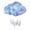 White, variant on Binwennn Children DIY LED Warm White Clouds Lamp Night Light Cloud Handmade30ml Projector Light Stair Lights Sunset Lamp Controlled Baby Bathroom Set on Air Light Science Party Decorations Decorative