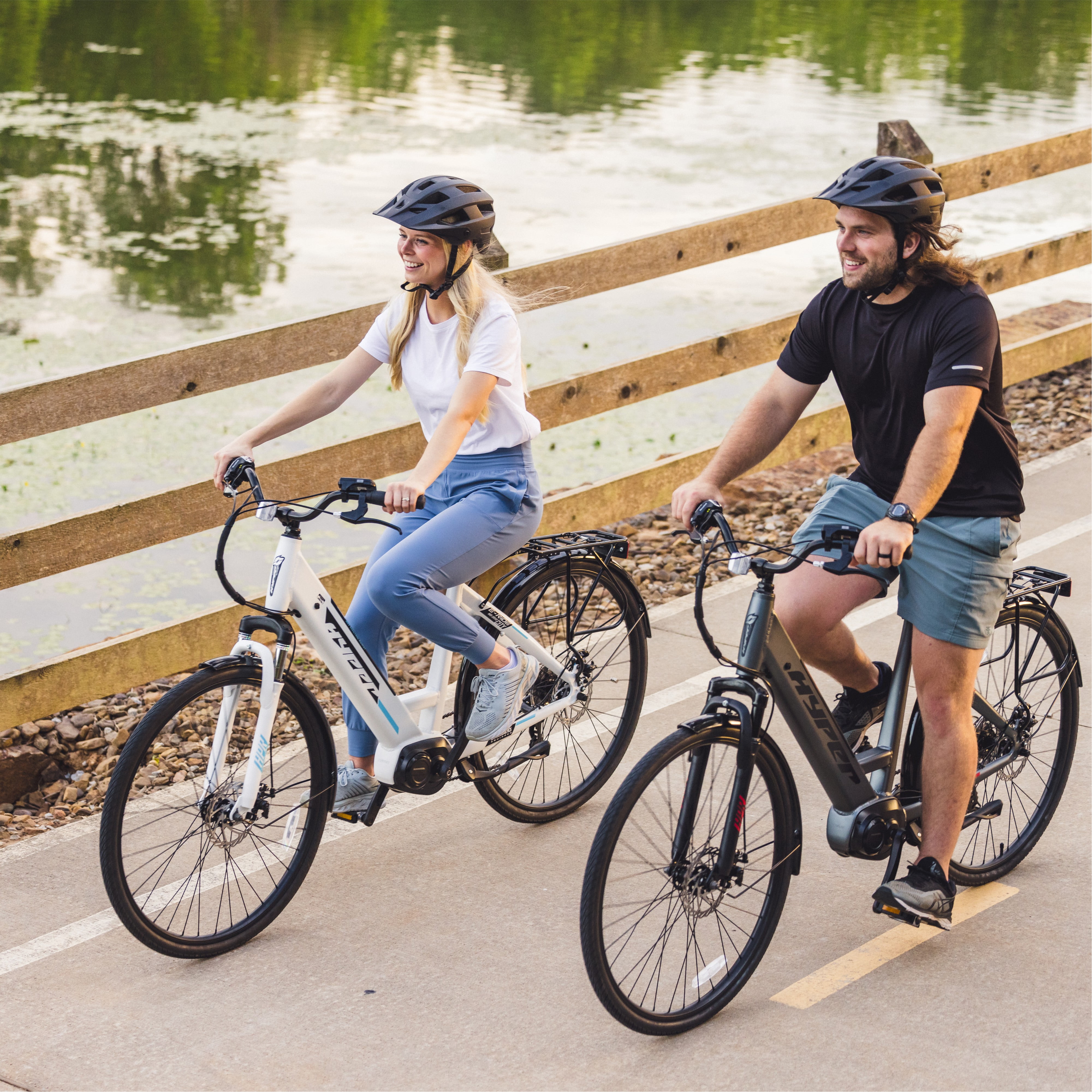 Hyper Bicycles 36V 700C Electric Commuter E-Bike, Adult Ages 13+, 250W Motor, Matte Gray